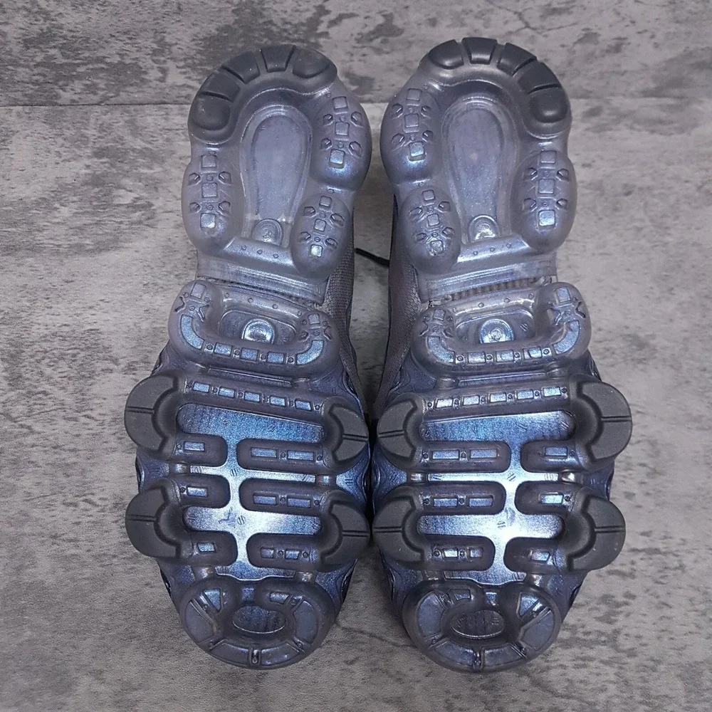 NIKE Air Vapormax 2019 Throwback Future Shoes GS Kids 7Y Womens‎ 8.5 Grey Blue